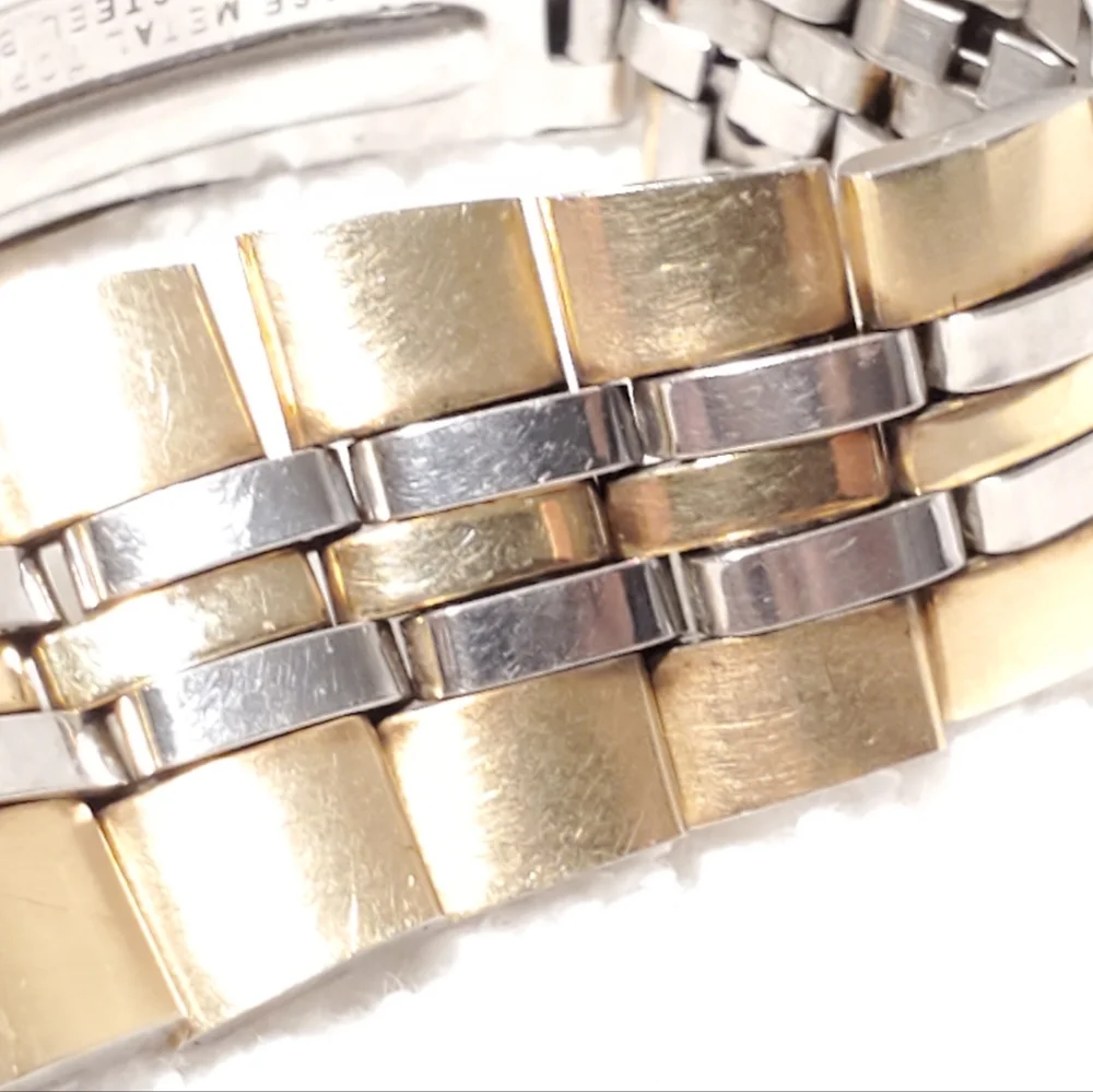 Vintage Seiko Automatic Men's Day Date Watch Gold Plated Seventeen Jewels